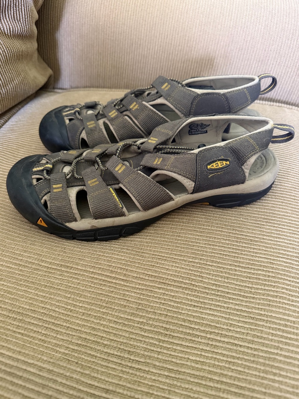 Keen waterproof sandals - grey - size 12
